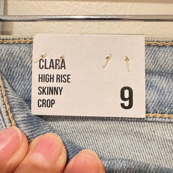 Eunina Josie High-Rise Skinny Crop Jeans | NWT | Size 9 - Picture 10 of 12
